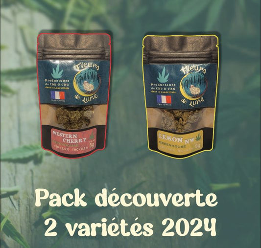 Pack Découverte 2 variétés CBD 2024